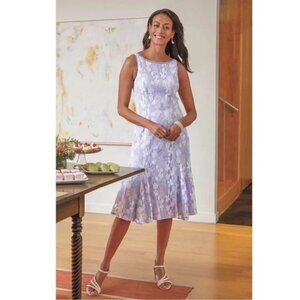 Chadwicks Lace & Georgette Midi Dress 10